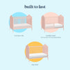 M34501BL,DaVinci,Sofia 3-in-1 Convertible Crib in Blush Pink