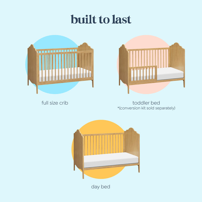 M34501HY,DaVinci,Sofia 3-in-1 Convertible Crib in Honey