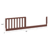 M3899CR,The MDB Family,Toddler Bed Conversion Kit in Crimson