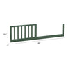 M3899FRGR,The MDB Family,Toddler Bed Conversion Kit in Forest Green