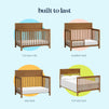 M4301CT,DaVinci,Autumn 4-in-1 Convertible Crib in Chestnut Finish