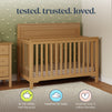 M4301HY,DaVinci,Autumn 4-in-1 Convertible Crib in Honey