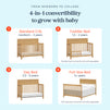 M4301HY,DaVinci,Autumn 4-in-1 Convertible Crib in Honey