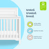 M4301W,DaVinci,Autumn 4-in-1 Convertible Crib in White Finish