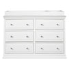 M4426W,DaVinci,DaVinci Signature 6-Drawer Double Dresser in White