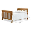 M4799CT,The MDB Family,Twin/Full Size Bed Conversion Kit in Chestnut Finish