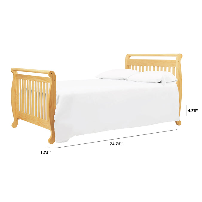 M4799N,The MDB Family,Twin/Full Size Bed Conversion Kit in Natural Finish
