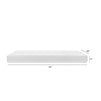 M53114W,DaVinci,Comfort Crib Mattress with Removable Waterproof Knit Cover in White