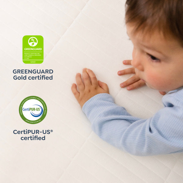 M53115W,DaVinci,Premium 2-Stage Breathable Crib Mattress with Waterproof Cozy Cool Toddler Side