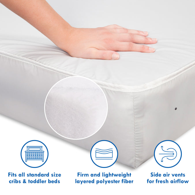 M5384C,DaVinci,Complete Slumber Crib & Toddler Mattress Firm Support  100% Non-Toxic