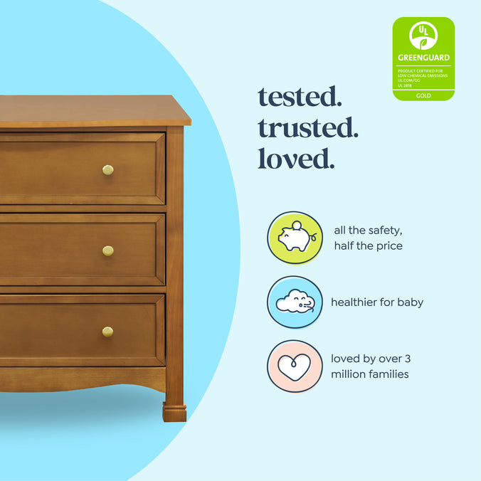 davinci kalani dresser grey DaVinci Kalani 3-Drawer Dresser Molly Monkey