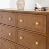 M5529CT,DaVinci,Kalani 6-Drawer Double Wide Dresser in Chestnut Finish