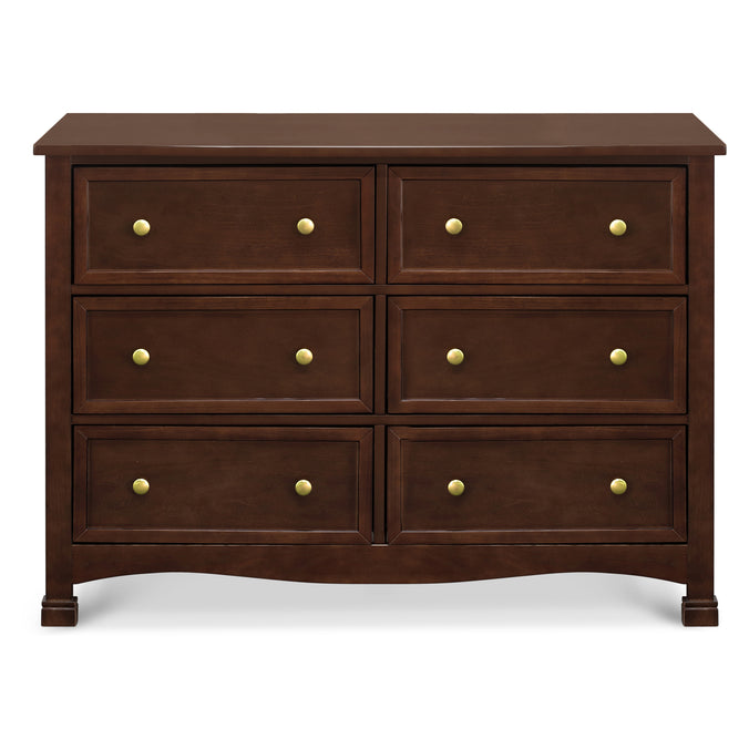 M5529Q,DaVinci,Kalani 6-Drawer Double Wide Dresser in Espresso Finish