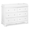 M5529W,DaVinci,Kalani 6-Drawer Double Wide Dresser in White Finish