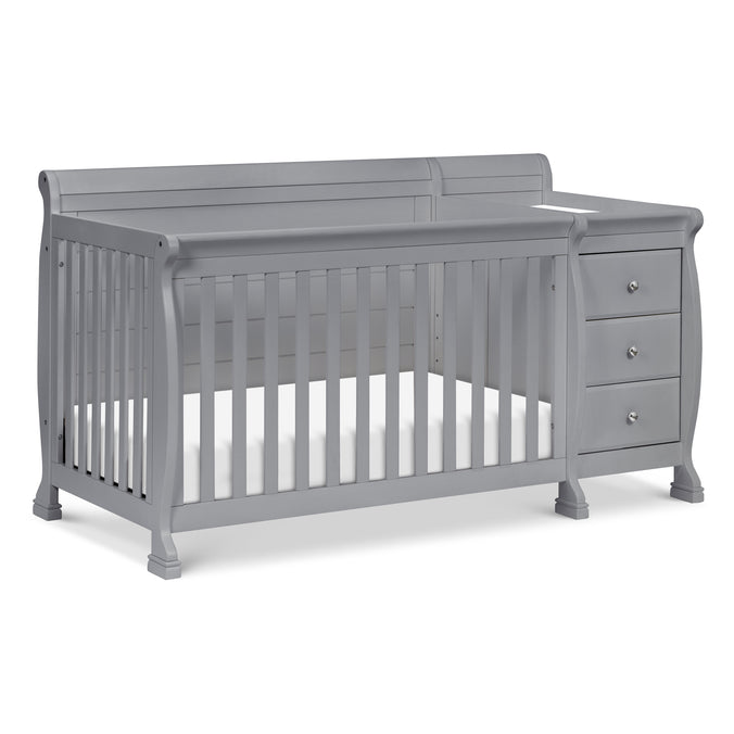 M5582G,DaVinci,Kalani 4-in-1 Convertible Crib & Changer in Grey