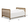 M5789L,The MDB Family,Hidden Hardware Twin/Full Size Bed Conversion Kit in Walnut