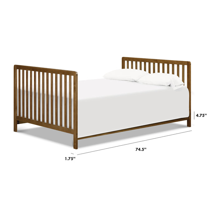 M5789L,The MDB Family,Hidden Hardware Twin/Full Size Bed Conversion Kit in Walnut