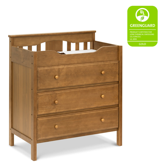 M5925CT,DaVinci,Hunter 3-Drawer Changer Dresser in Chestnut
