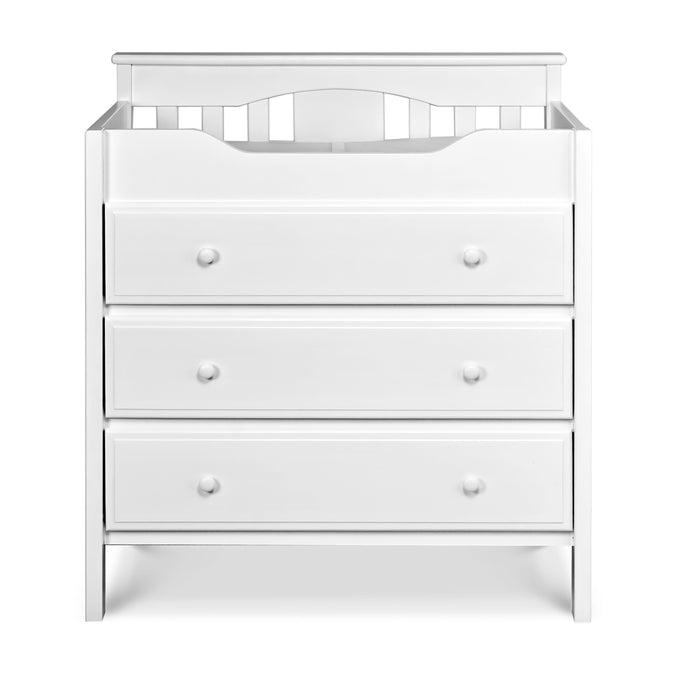 M5925W,DaVinci,Jayden 3-Drawer Changer Dresser In White Finish