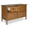 M5966CT,DaVinci,Hunter 6-Drawer Double Wide Dresser In Chestnut