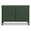 M5966FRGR,DaVinci,Hunter 6-Drawer Double Wide Dresser in Forest Green