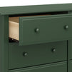 M5966FRGR,DaVinci,Hunter 6-Drawer Double Wide Dresser in Forest Green