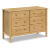 M5966HY,DaVinci,Hunter 6-Drawer Double Wide Dresser in Honey
