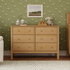 M5966HY,DaVinci,Hunter 6-Drawer Double Wide Dresser in Honey
