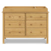 M5966HY,DaVinci,Hunter 6-Drawer Double Wide Dresser in Honey