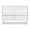 M5966W,DaVinci,Hunter 6-Drawer Double Wide Dresser in White Finish