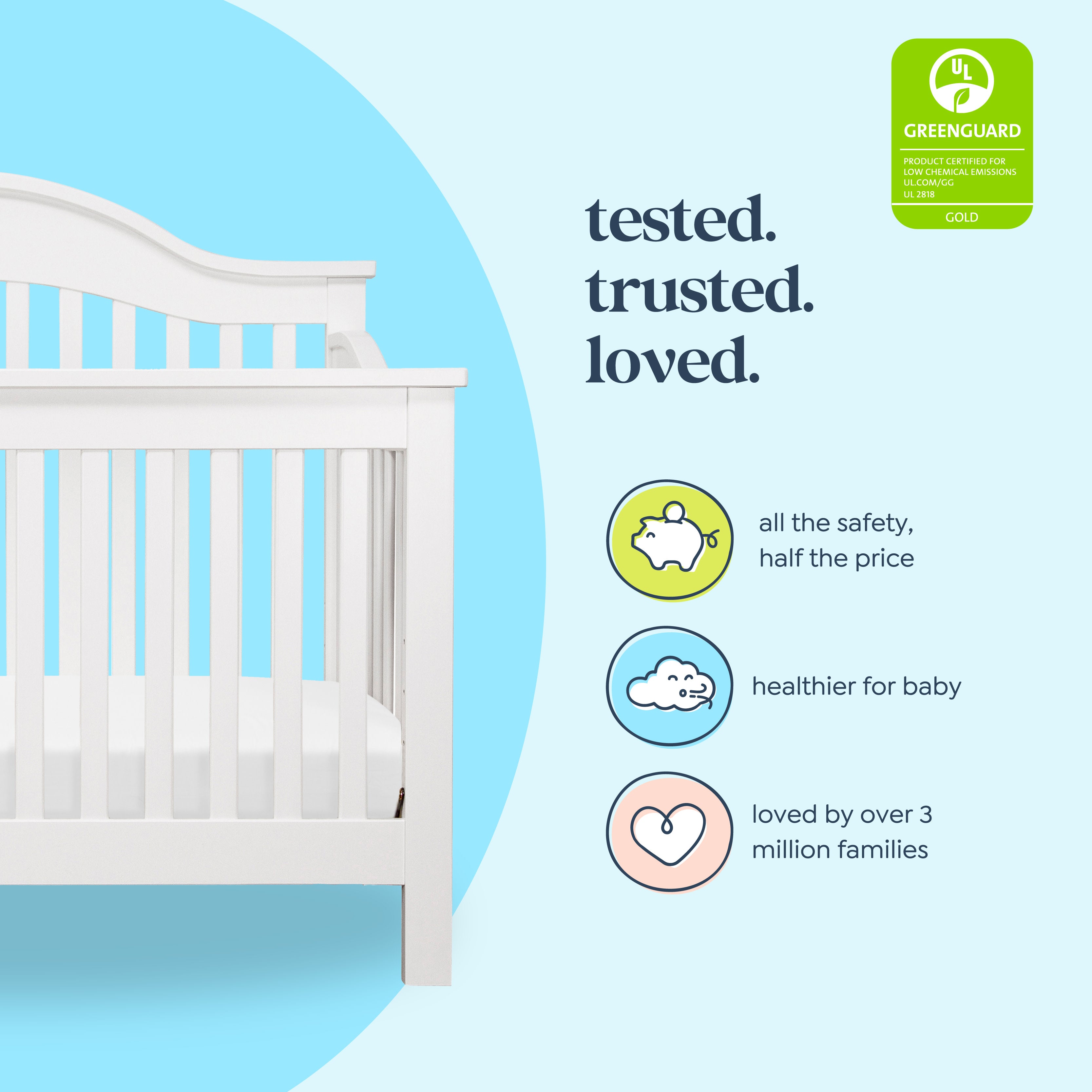 DaVinci Jayden 4-in-1 Convertible Crib – DaVinci Baby