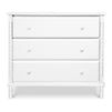 M7323W,DaVinci,Jenny Lind Spindle 3-Drawer Dresser in White