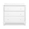 M7323W,DaVinci,Jenny Lind Spindle 3-Drawer Dresser in White