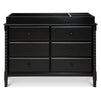 M7326E,DaVinci,Jenny Lind Spindle 6-Drawer Dresser in Ebony