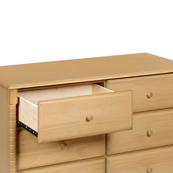 M7326HY,DaVinci,Jenny Lind Spindle 6-Drawer Dresser in Honey