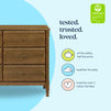 M7326L,DaVinci,Jenny Lind Spindle 6-Drawer Dresser in Walnut