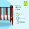 M7391C,DaVinci,Jenny Lind Stationary Crib In Rich Cherry Finish