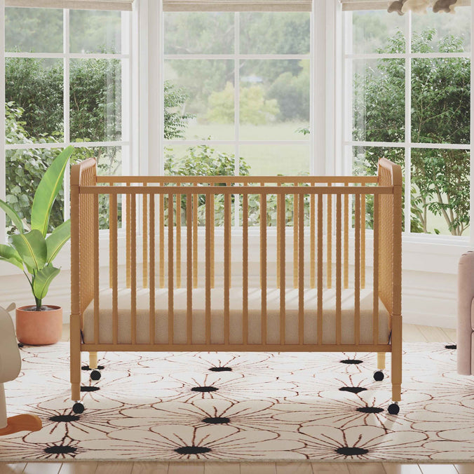 M7391HY,DaVinci,Jenny Lind Stationary Crib in Honey