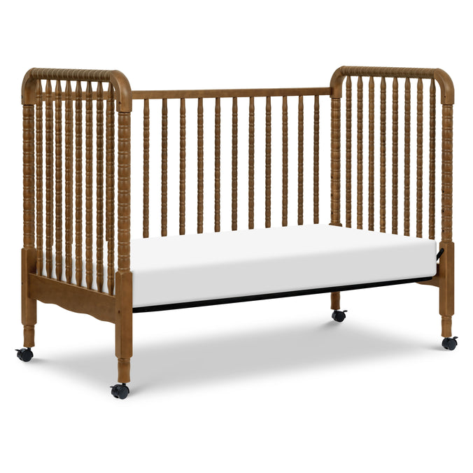 M7391L,DaVinci,Jenny Lind Stationary Crib in Walnut