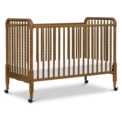 M7391L,DaVinci,Jenny Lind Stationary Crib in Walnut