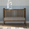 M7391L,DaVinci,Jenny Lind Stationary Crib in Walnut