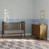 M7391L,DaVinci,Jenny Lind Stationary Crib in Walnut