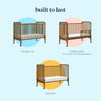 M7391L,DaVinci,Jenny Lind Stationary Crib in Walnut