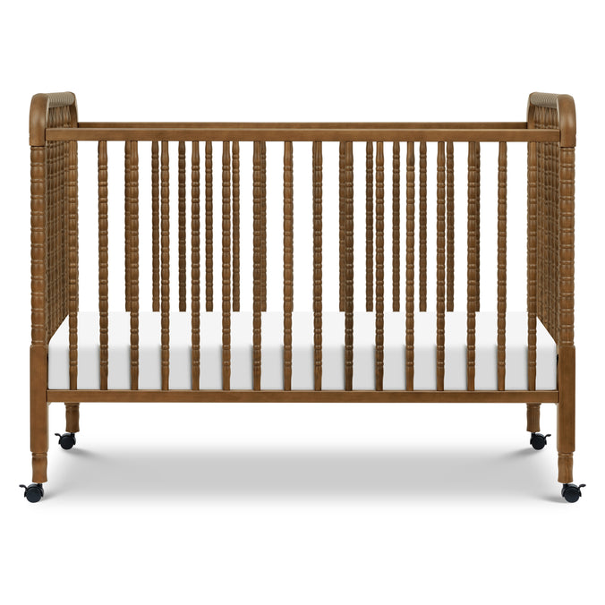 M7391L,DaVinci,Jenny Lind Stationary Crib in Walnut