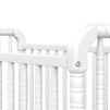 M7391W,DaVinci,Jenny Lind Stationary Crib In White Finish