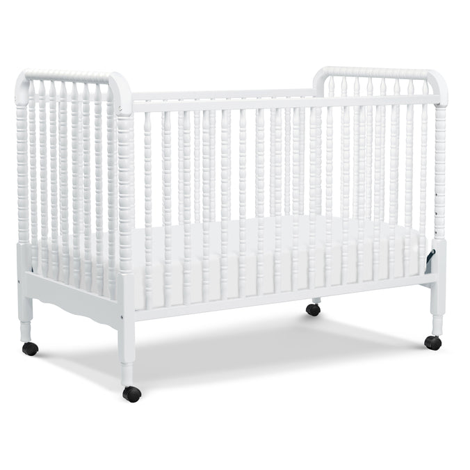 M7391W,DaVinci,Jenny Lind Stationary Crib In White Finish