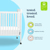 M7391W,DaVinci,Jenny Lind Stationary Crib In White Finish