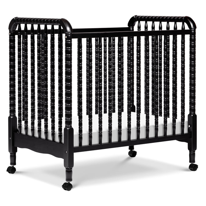 M7398E,DaVinci,Jenny Lind 3-in-1 Convertible Mini Crib in Ebony