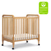 M7398HY,DaVinci,Jenny Lind 3-in-1 Convertible Mini Crib in Honey