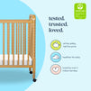 M7398HY,DaVinci,Jenny Lind 3-in-1 Convertible Mini Crib in Honey